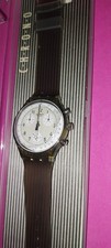 Swatch Watch Liquorice SCM404 1997 Rare Swiss Made Vintage Chronograph  Chrono 