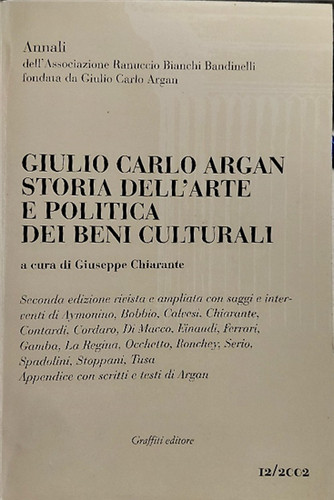 Giulio carlo argan storia - giulio,