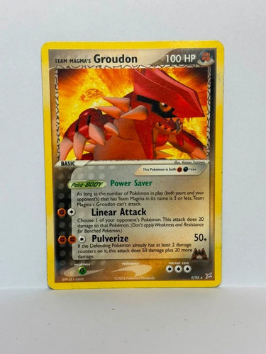 Team magma groudon - groudon, (ex