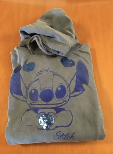 Felpa stitch disney grigia - disney,