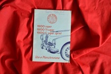 Alfa Romeo 1900 Super/Super Sprint/TI Super manuale proprietari, manuale