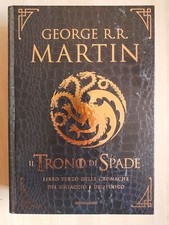 George R. R. Martin Trono Di Spade Libro terzo edizione deluxe pelle di drago
