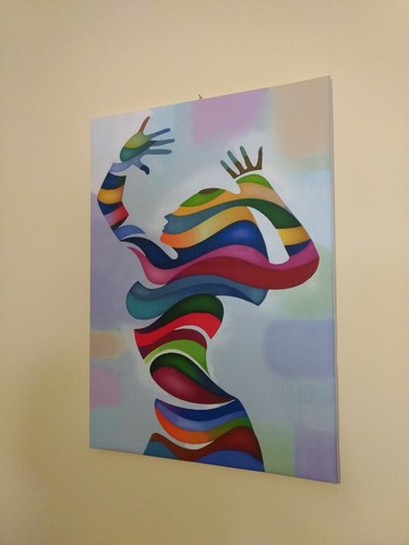 Stampa tela arte - su,