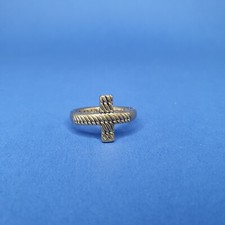 ANELLO "PIETRO FERRANTE" CROCE COLORE ORO