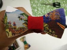 PAPILLON IN LEGNO STAMPATO CARRETTI SICILIANI- ETNA