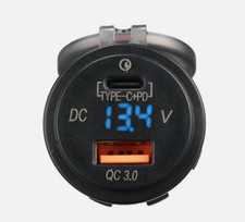 Caricabatterie usb 12v - usb, 12v/24