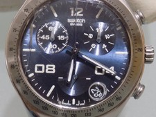 orologio swatch chrono acciaio