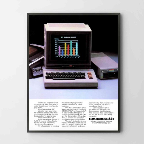 Poster commodore console - poster, 64