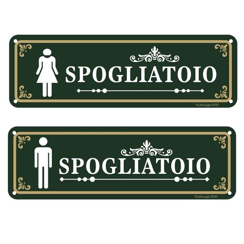 Targhette spogliatoio donne - targhette,