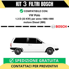 KIT BOSCH 3 Filtri tagliando