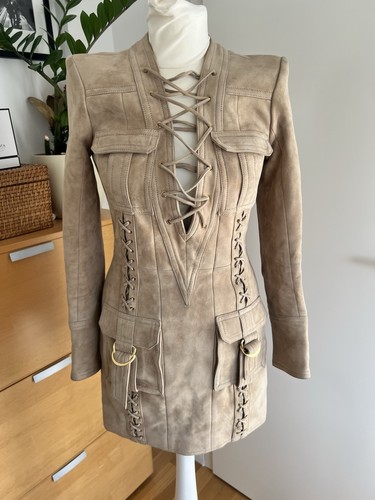 Abito balmain scamosciato s - abito, xs