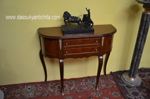 Cassettiera console noce - -console,