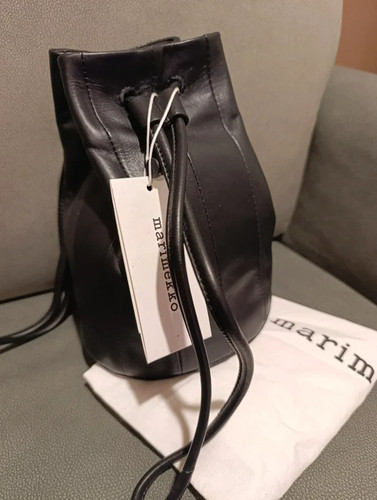 Marimekko keira black leather - marimekko,