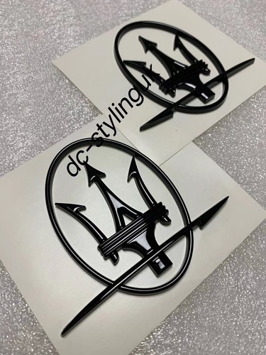 2xdistintivo laterale maserati - 2xdistintivo,