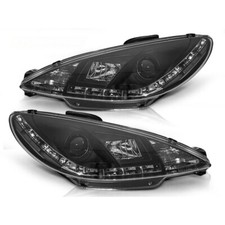 Fari Angel Eyes LED Nero per