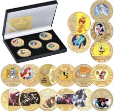 Monete Disney Pixar Oro E Argento - Set Completi Nuovi Di Monete/Medaglie