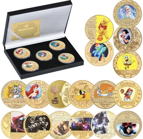 Monete disney pixar oro - monete,