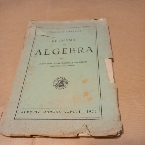 Elementi algebra vol 1 - elementi, vol.1