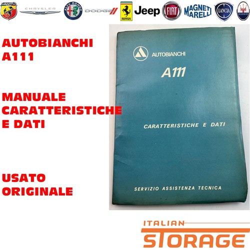 Autobianchi a111 manuale - autobianchi,