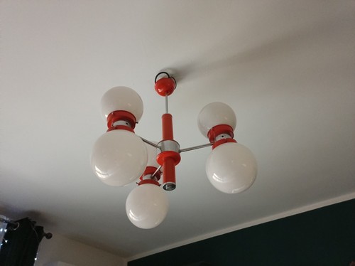 Lampadario vintage targetti - vintage,