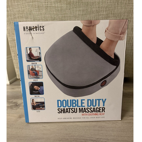 Homedics double duty shiatsu - double,