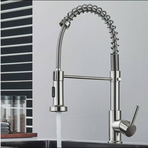 Rubinetto cucina 360 acciaio - rubinetto,