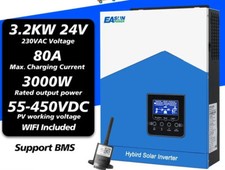 inverter 24v 220v onda 3.2kva 60volt 450 volt