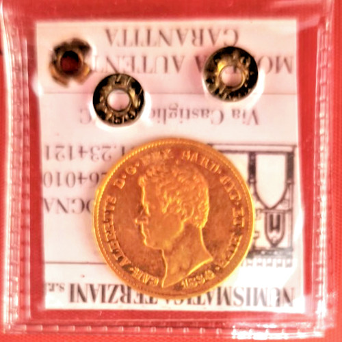 Lire carlo alberto moneta - lire,