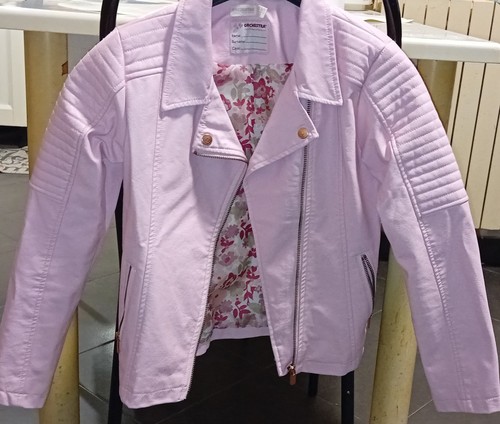 Giacca similpelle rosa - similpelle, bambina