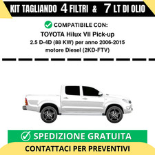 Tagliando per toyota hilux - hilux, vii
