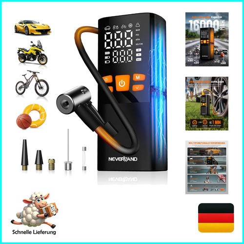 Pompa bici elettrica batteria - bici,