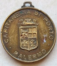 MEDAGLIA CAPITANERIA DI PORTO PALERMO SANTA BARBARA MARINA NAVE MILITARE 