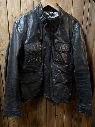 Giacca pelle belstaff - pelle,