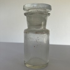 Antico contenitore vetro - in,