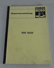 Manuale D'Officina / Riparazione Steinbock Carrello Elevatore a Forche Wn 18/20