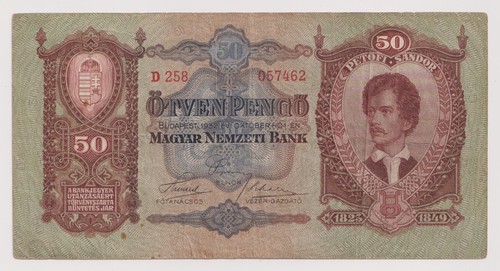 Vintage hungary pango - hungary, 50