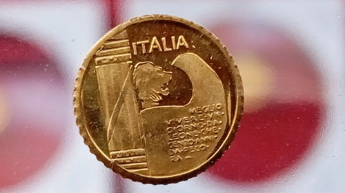 Lire 1928 mussolini oro - mussolini,