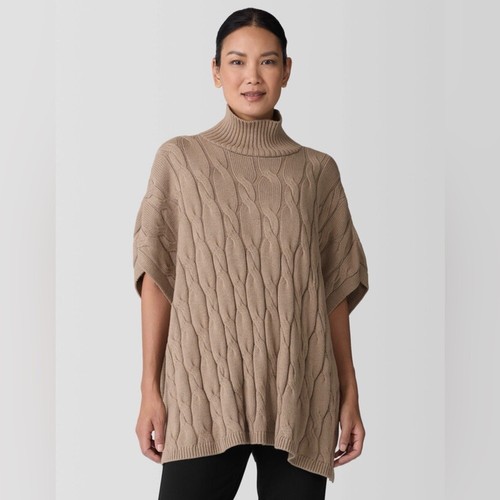 Poncho eileen fisher peruviano - poncho,