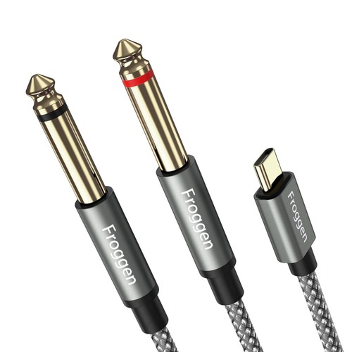 Cavo audio mono - usb, doppio
