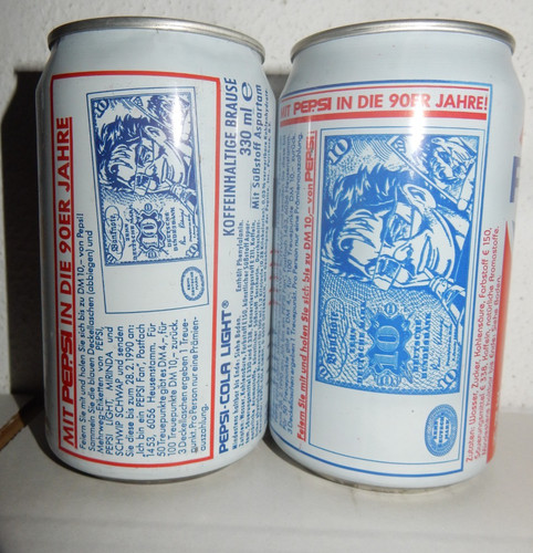 Vecchie lattine pepsi anni - 2,