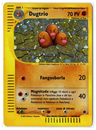 Dugtrio holo 165 - 10/165, expedition