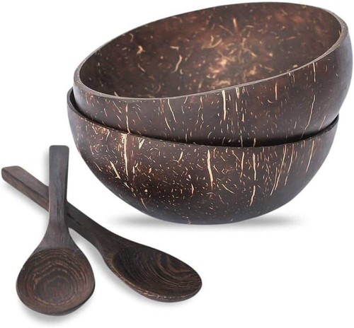 Set ciotole cucchiai - ciotole, cocco
