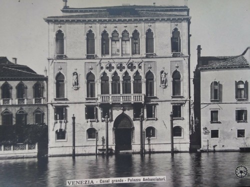 Cartolina venezia italia rppc - venezia,
