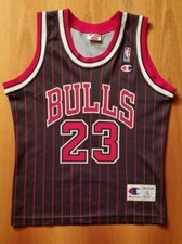 NBA CHAMPION Michael Jordan Chicago Bulls Maglia Jersey Basket L bambino VINTAGE