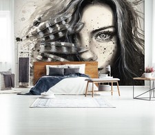 3D Hand Drawn Girl R16009