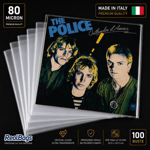 100 buste polipropilene - 100, vinili