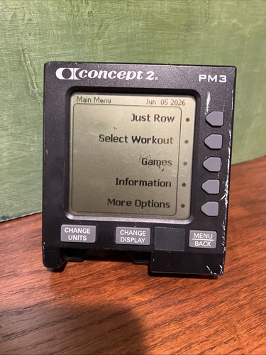 Concept2 pm3 erg rowing - c2,