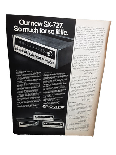 Pioneer 727 ricevitore - sx-727,