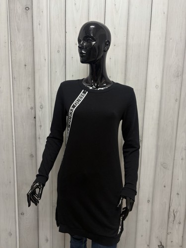 Abito felpa guess - abito, nero
