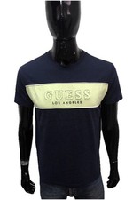 Guess T-shirt Uomo Blu Logo